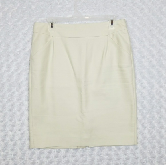 J. Crew Factory Dresses & Skirts - J. Crew Factory Size 8 Pencil Skirt Cream
